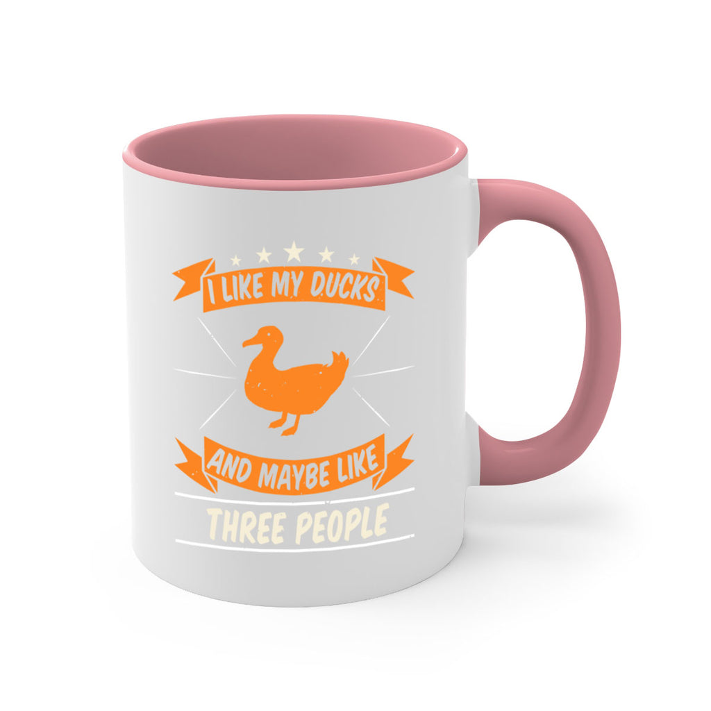 I like my ducks and maybe like three people Style 42#- duck-Mug / Coffee Cup