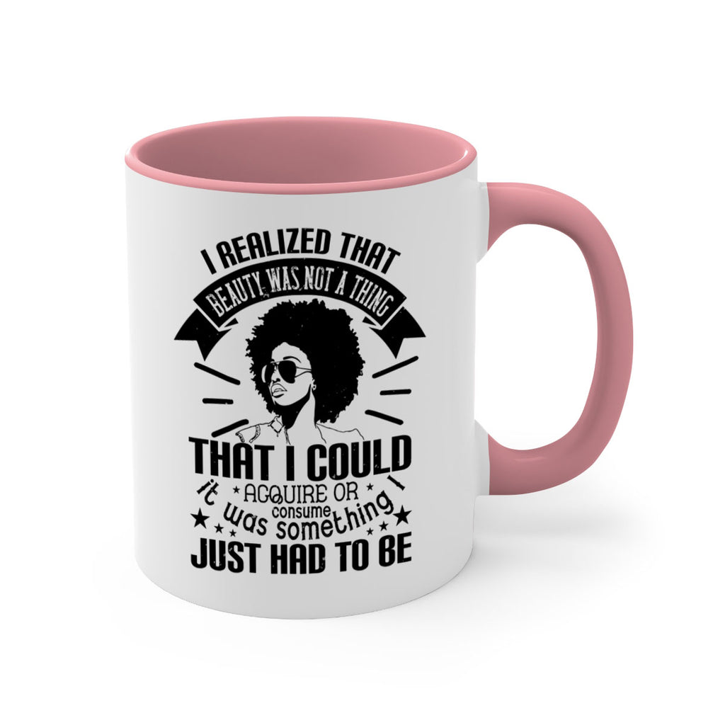 I realized that beauty was not a thing that I could acquire or consume Style 26#- Afro - Black-Mug / Coffee Cup