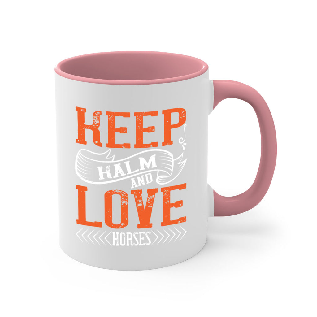 KEEP KALM AND LOVE HORSES Style 30#- horse-Mug / Coffee Cup