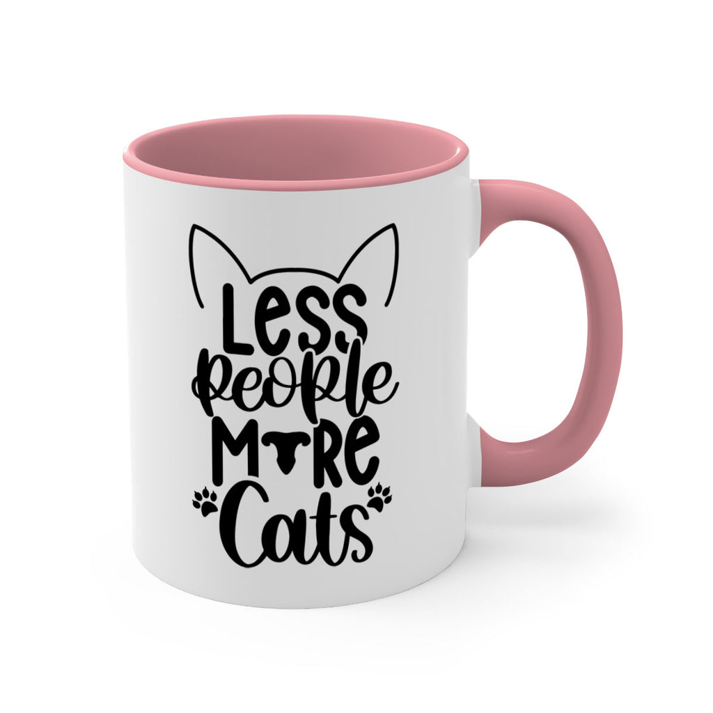 Less People More Cats Style 97#- cat-Mug / Coffee Cup