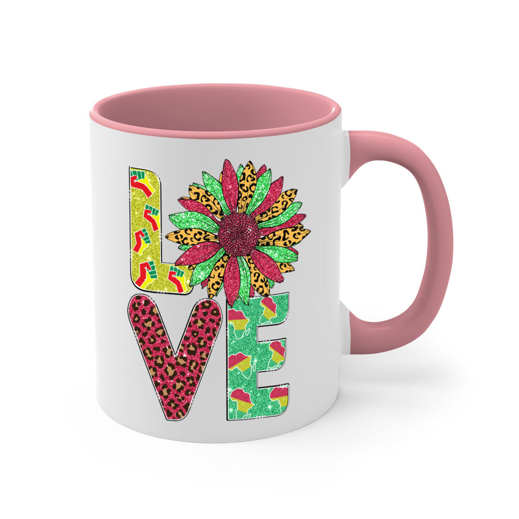 Love Juneteenth Day Fist Sunflower Png 7#- juneteenth-Mug / Coffee Cup