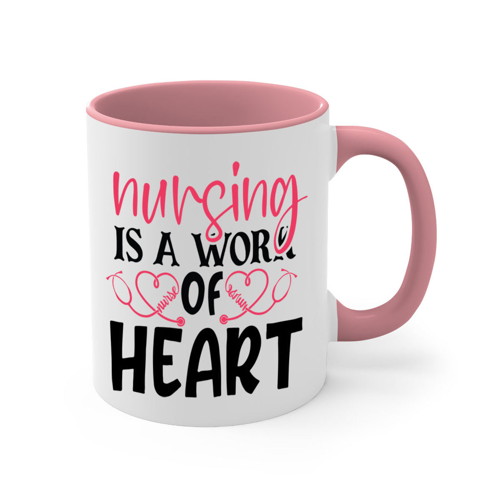 Nursing is a work of heart Style Style 70#- nurse-Mug / Coffee Cup