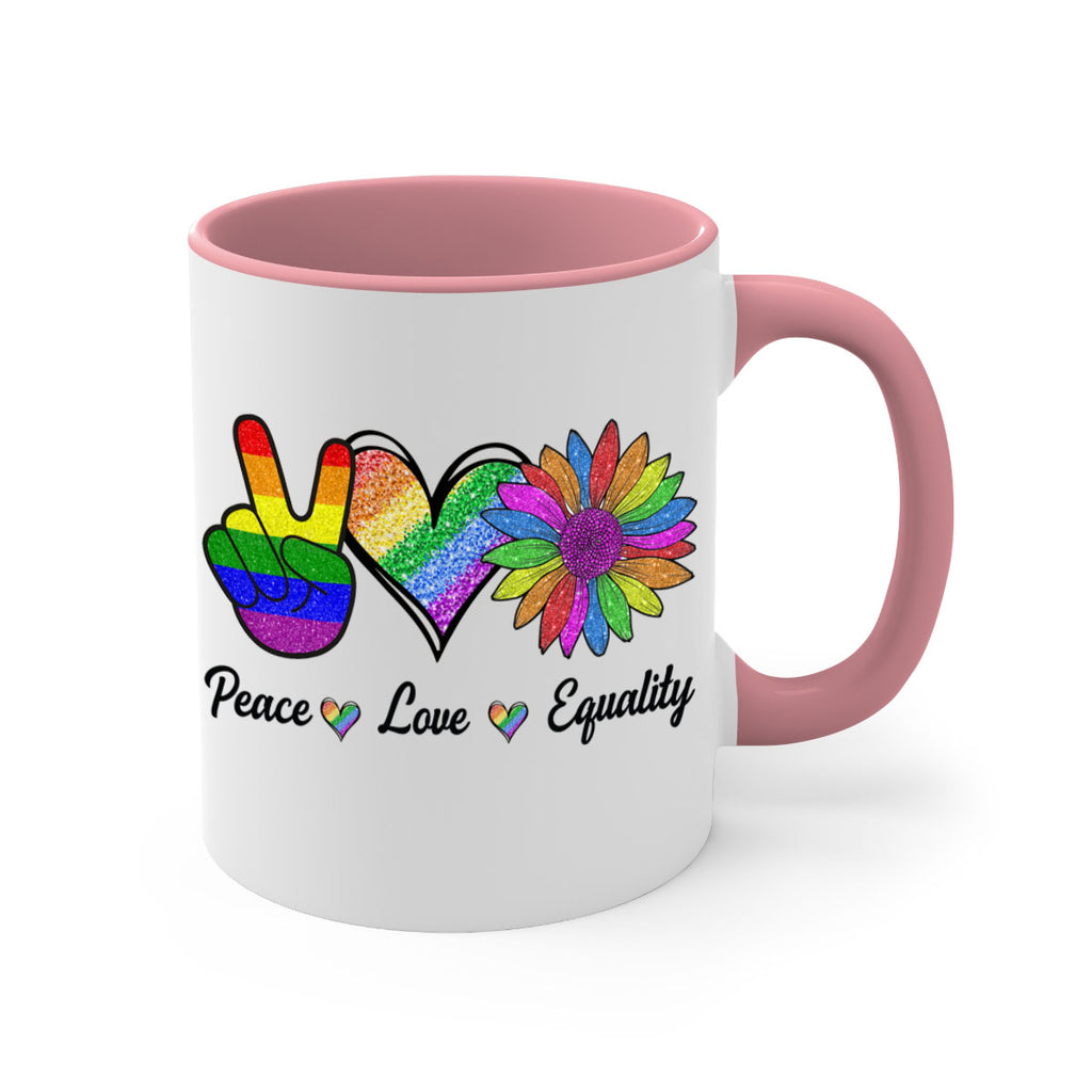 Peace Love Equality Lgbt Pride Design 40#- lgbt-Mug / Coffee Cup