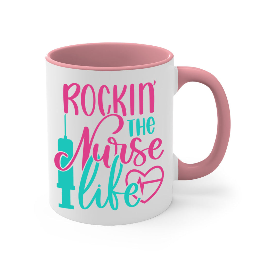 Rockin The Nurse Life Style Style 55#- nurse-Mug / Coffee Cup