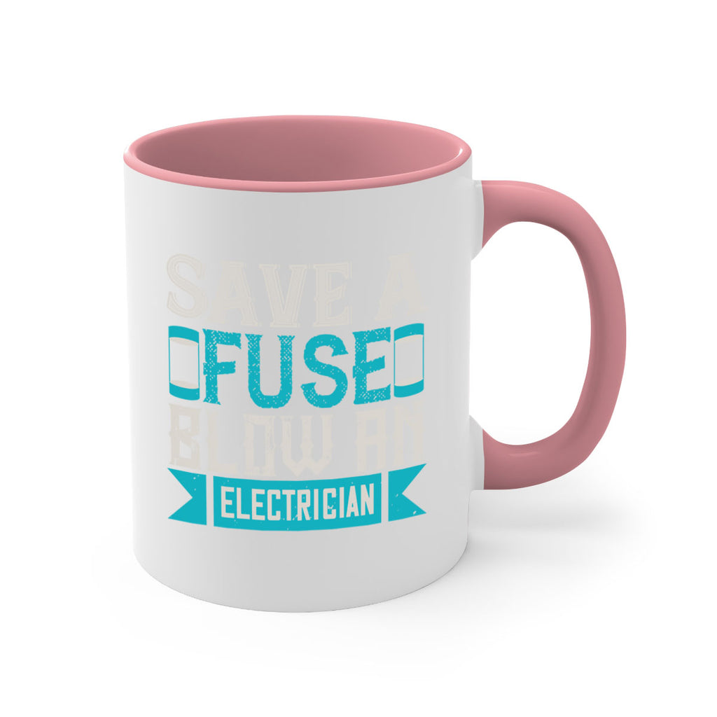 Save a fuse below an electrician Style 14#- electrician-Mug / Coffee Cup