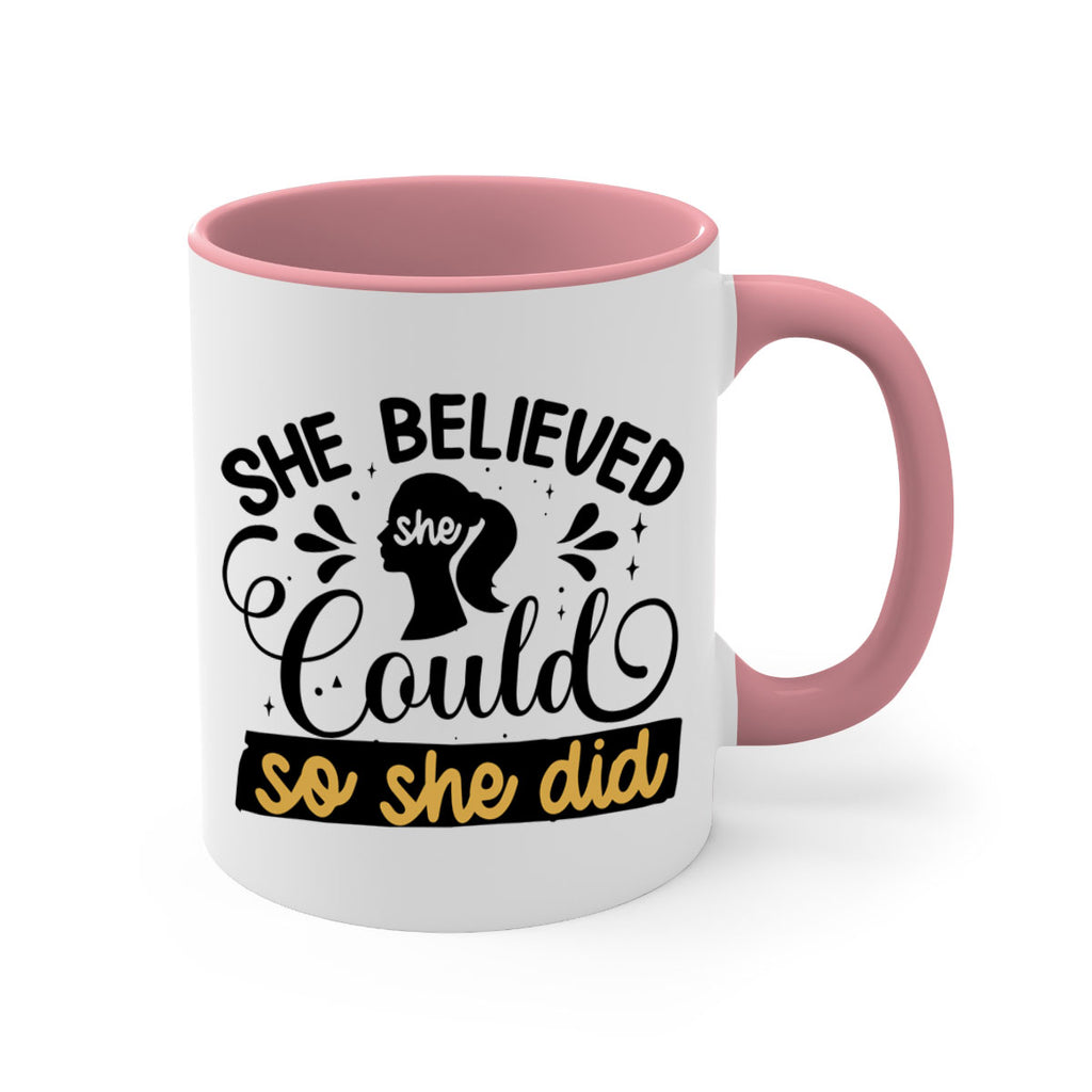 She believed she could she did Style 7#- Black women - Girls-Mug / Coffee Cup