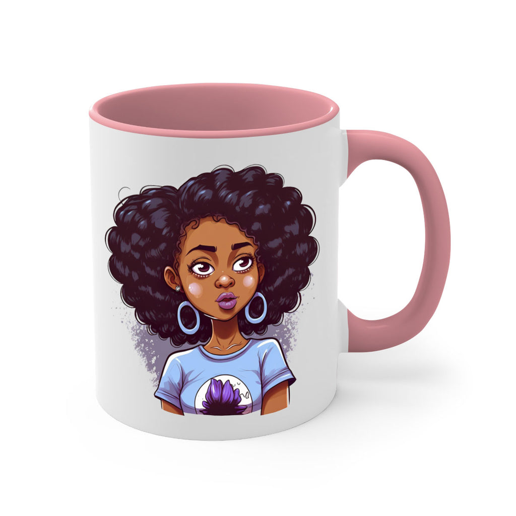 Sparkling Black Girl Design 20#- Black women - Girls-Mug / Coffee Cup