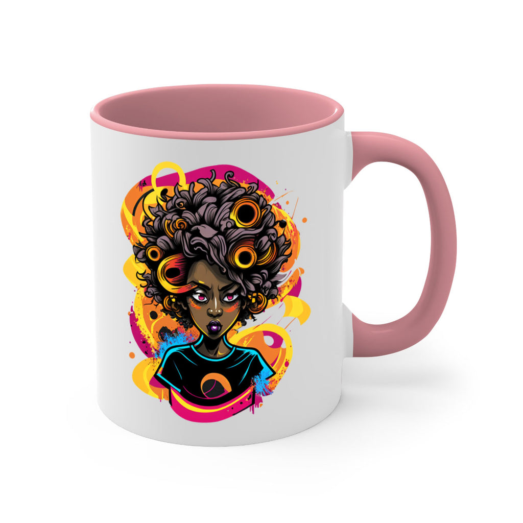 Sparkling Black Girl Design 6#- Black women - Girls-Mug / Coffee Cup