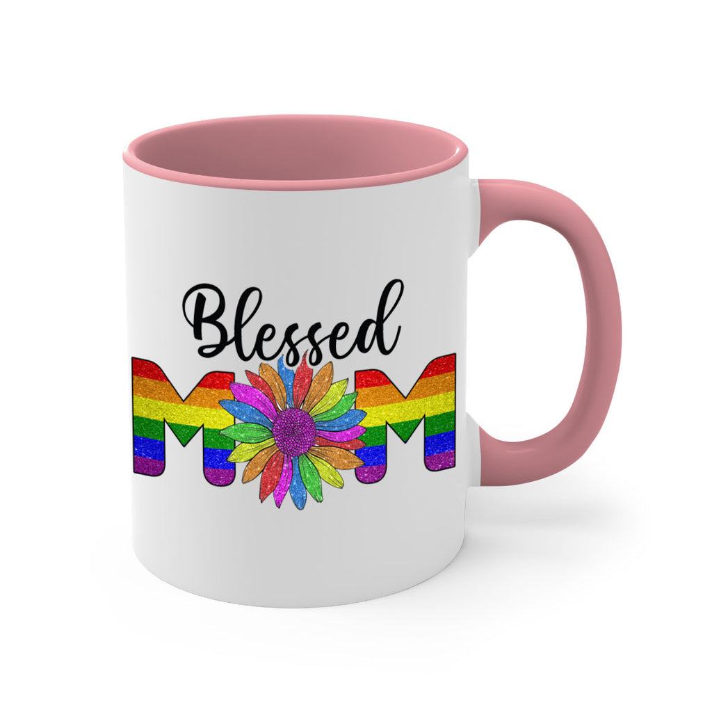Sunflower Lgbt Blessed Mom  51#- lgbt-Mug / Coffee Cup