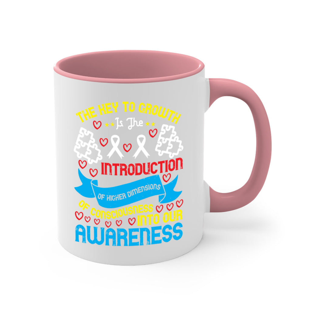 The key to growth is the introduction of higher dimensions Style 20#- Self awareness-Mug / Coffee Cup