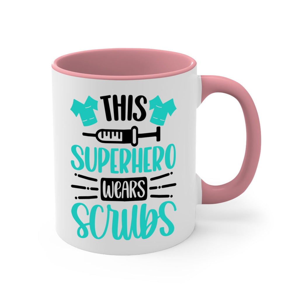 This Superhero Wears Style Style 18#- nurse-Mug / Coffee Cup