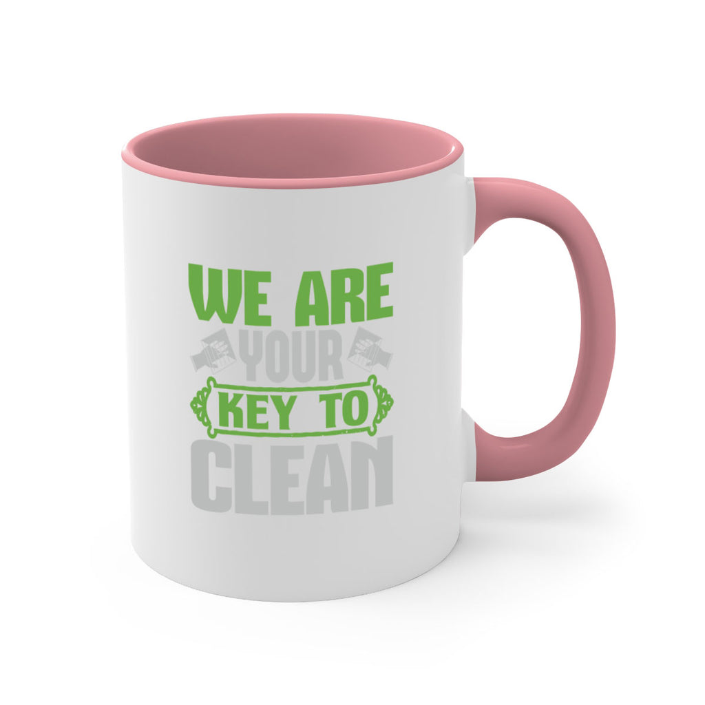 We are your key to clean Style 13#- cleaner-Mug / Coffee Cup