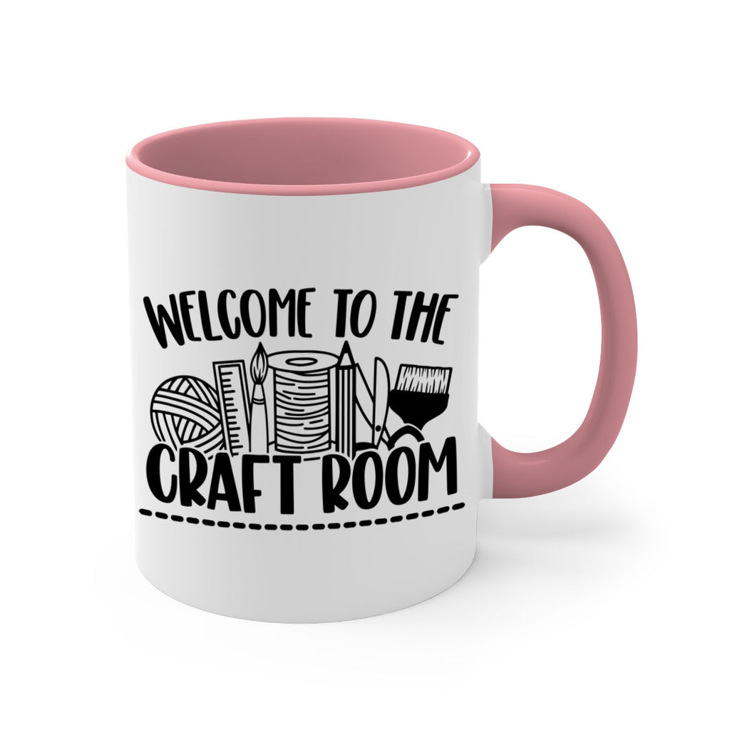 Welcome To the Craft Room 1#- crafting-Mug / Coffee Cup