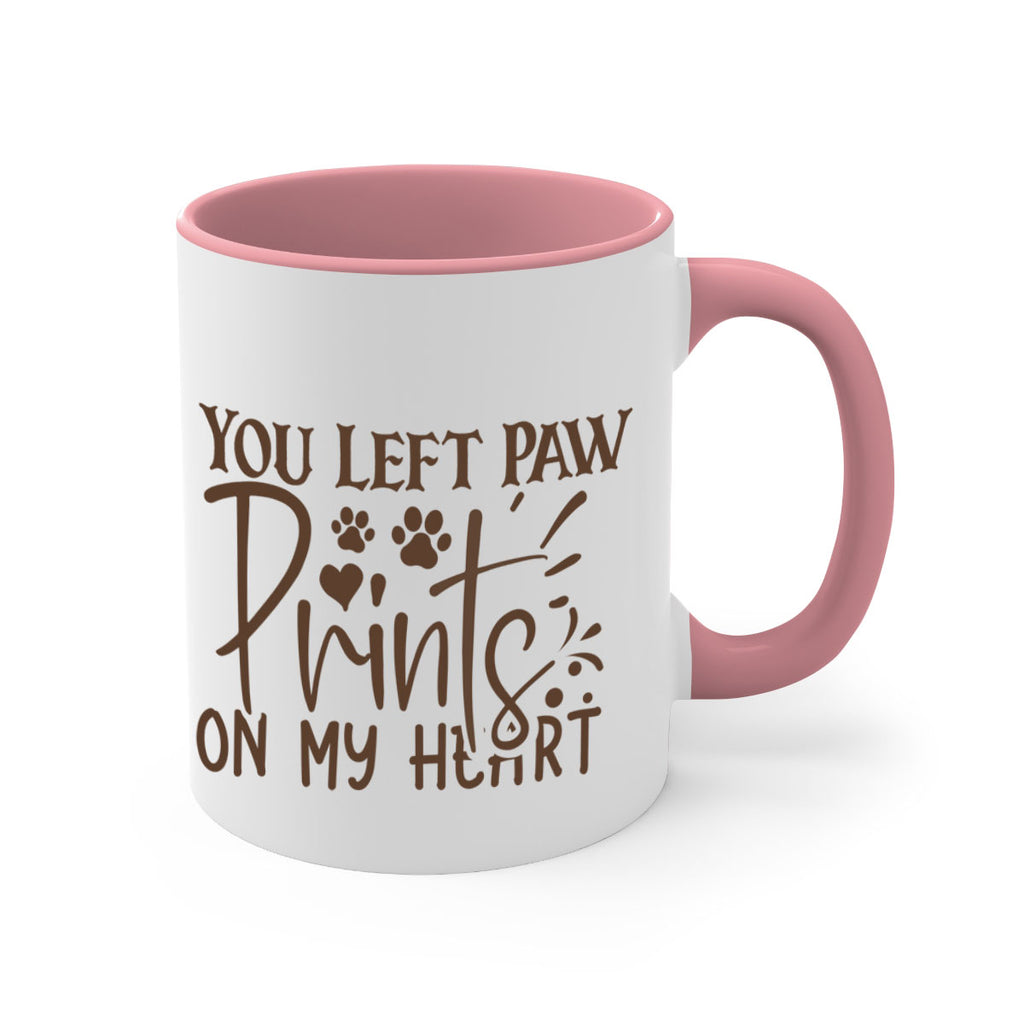 You Left Paw Prints On My Heart Style 53#- Dog-Mug / Coffee Cup
