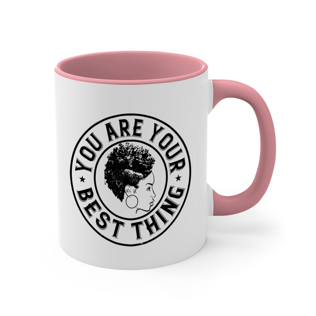 You are your best thing Style 42#- Afro - Black-Mug / Coffee Cup