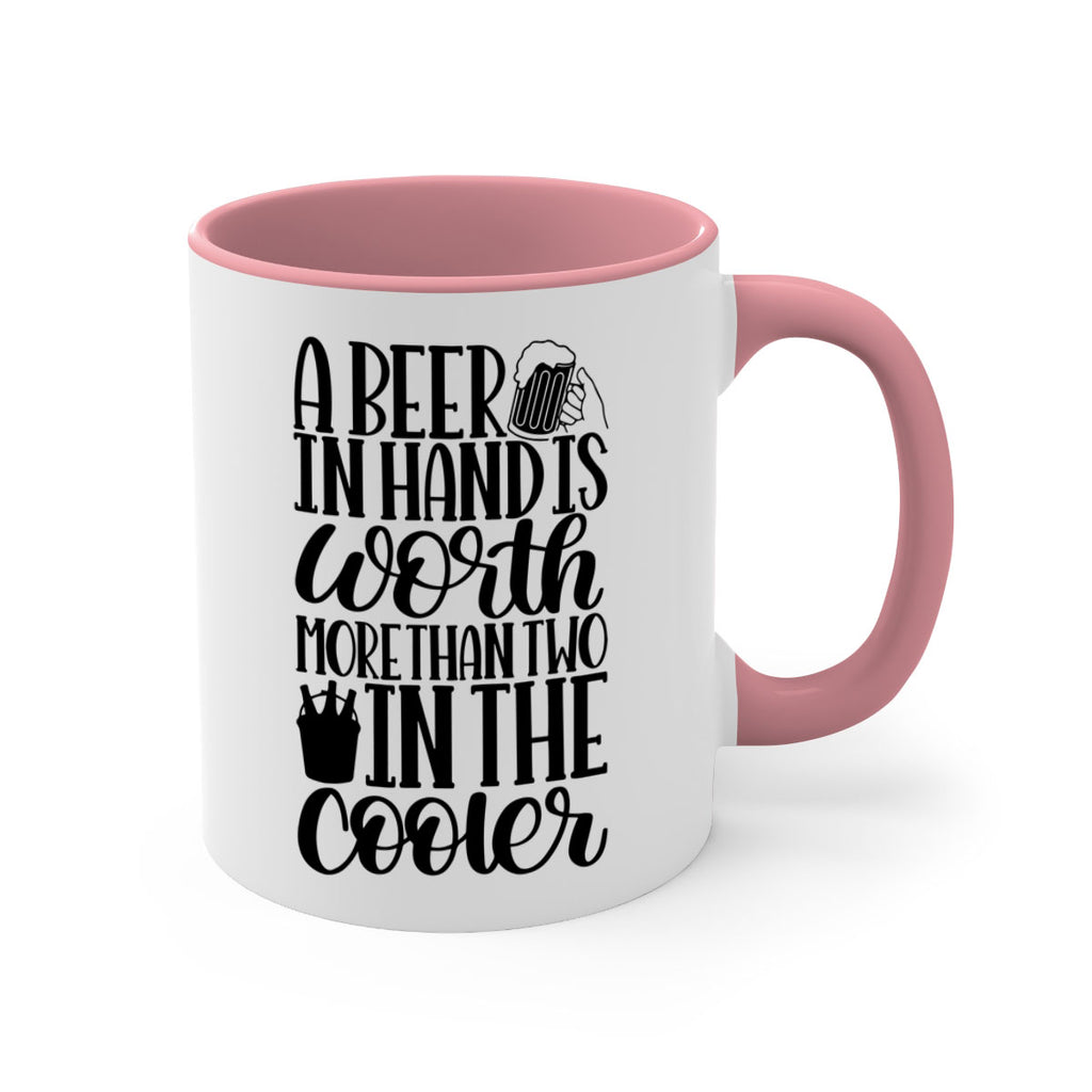 a beer in hand is worth 52#- beer-Mug / Coffee Cup