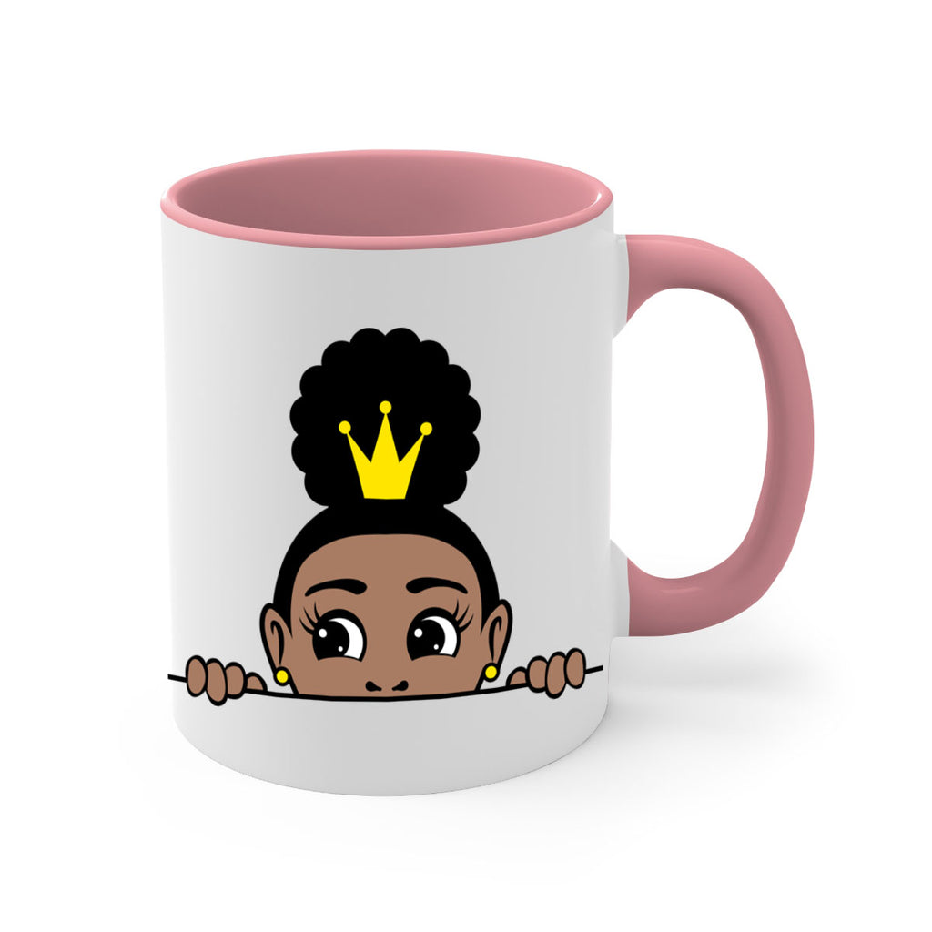 afro puff crown girl 2#- Black women - Girls-Mug / Coffee Cup