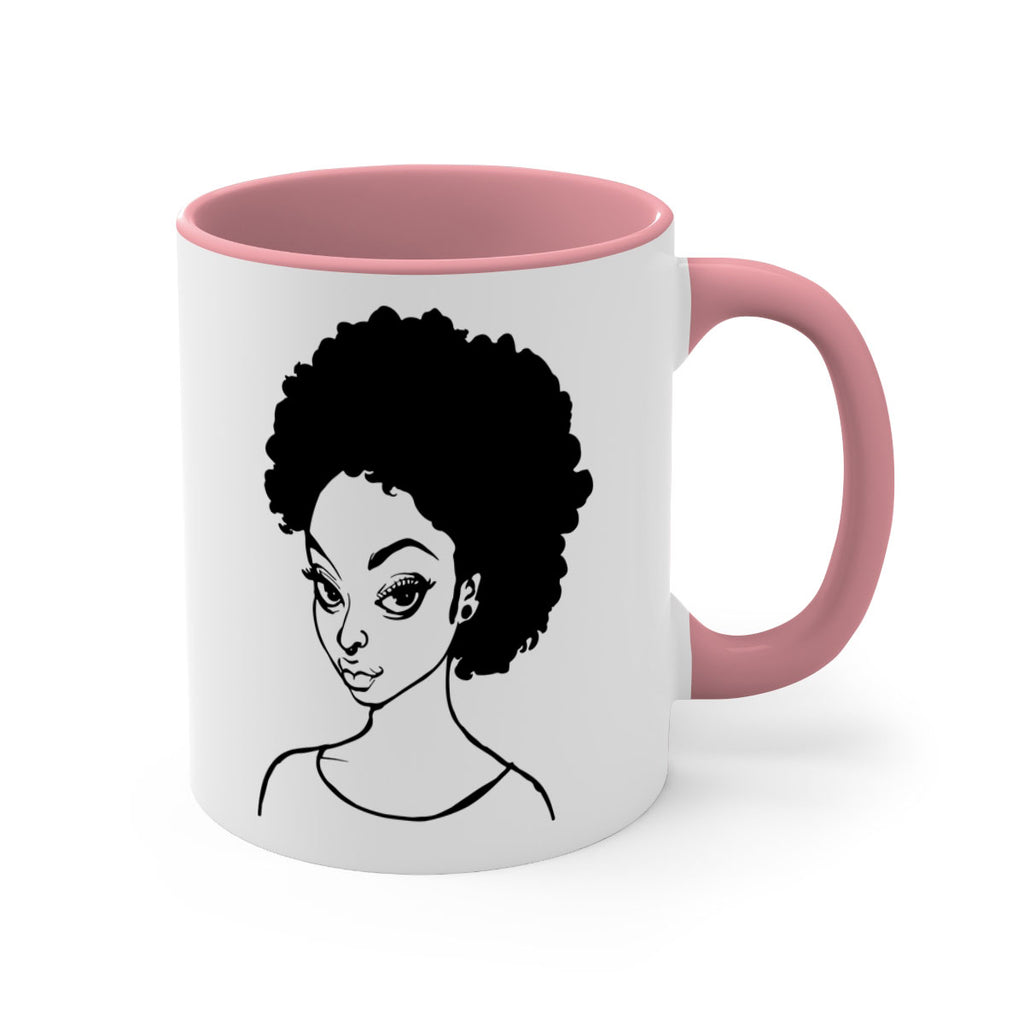 afro woman girl lady 68#- Black women - Girls-Mug / Coffee Cup