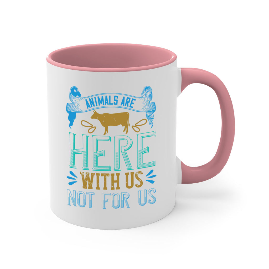 animals are here with us not for us 93#- vegan-Mug / Coffee Cup