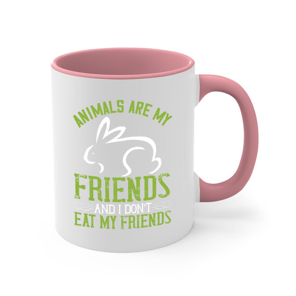 animals are my friends and i dont eat my friendss 104#- vegan-Mug / Coffee Cup