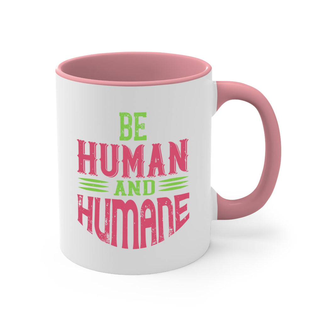 be human and humane 83#- vegan-Mug / Coffee Cup