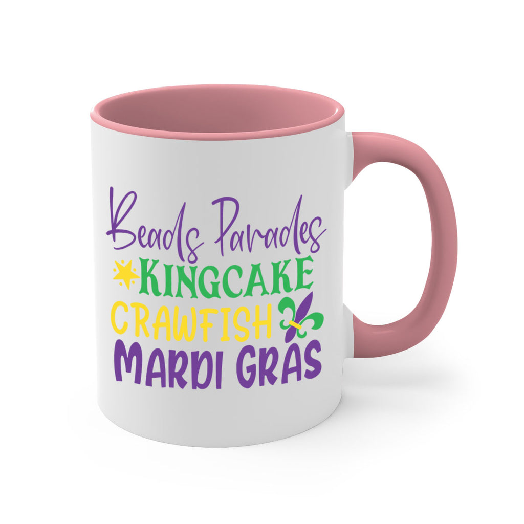 beads parades kingcake crawfish mardi gras 85#- mardi gras-Mug / Coffee Cup