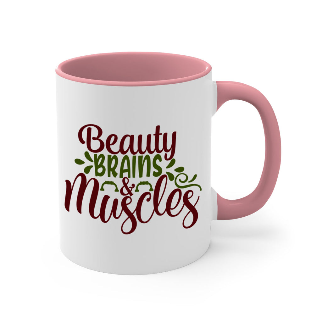 beauty brains muscles 52#- gym-Mug / Coffee Cup
