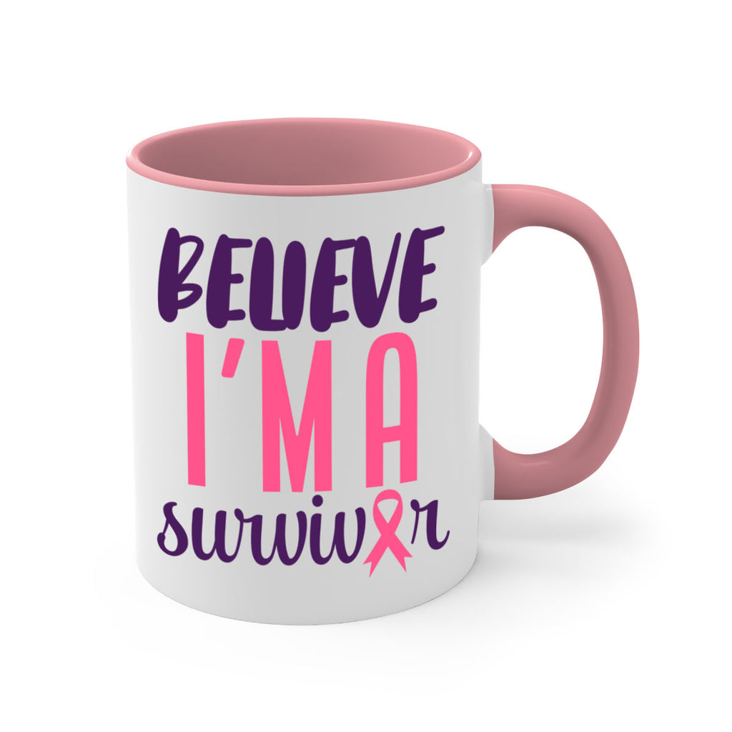 believe im a survivor Style 16#- breast cancer-Mug / Coffee Cup