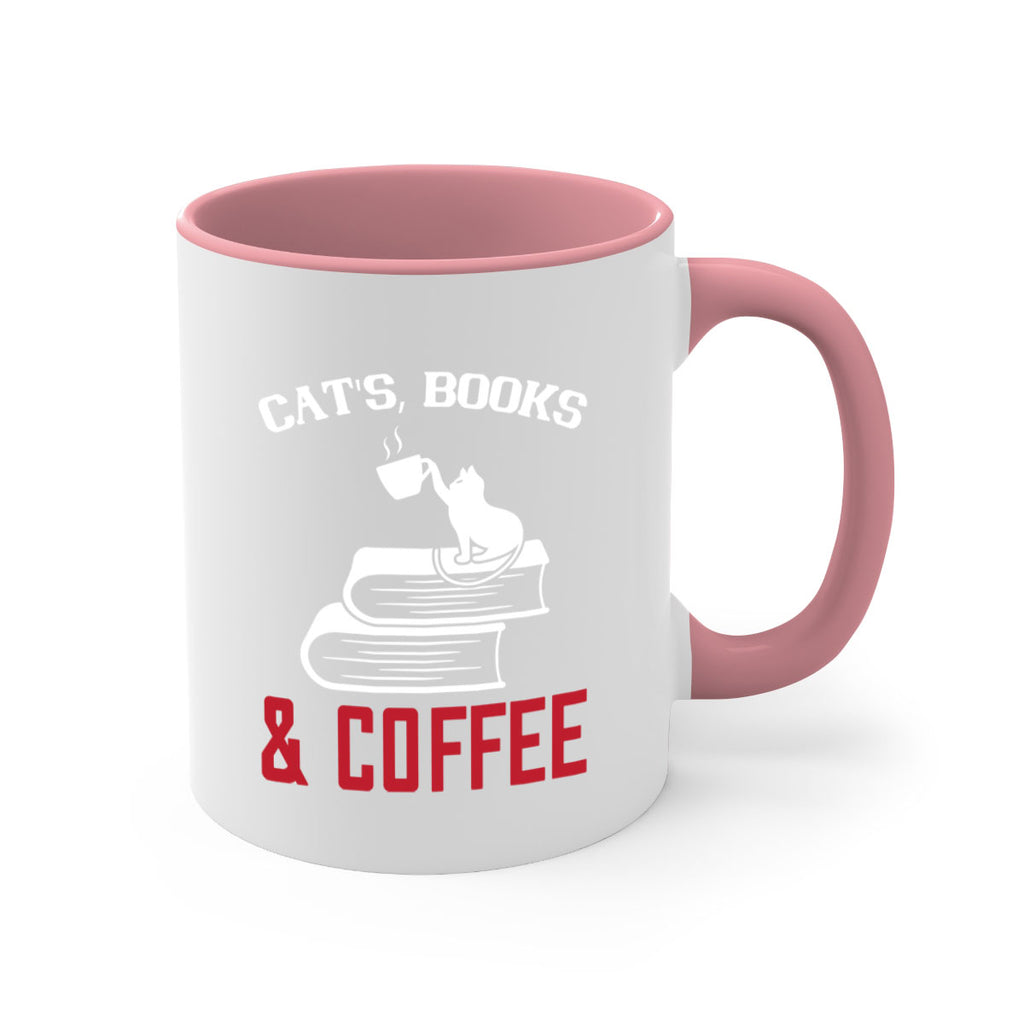 cats book and coffee Style 37#- cat-Mug / Coffee Cup