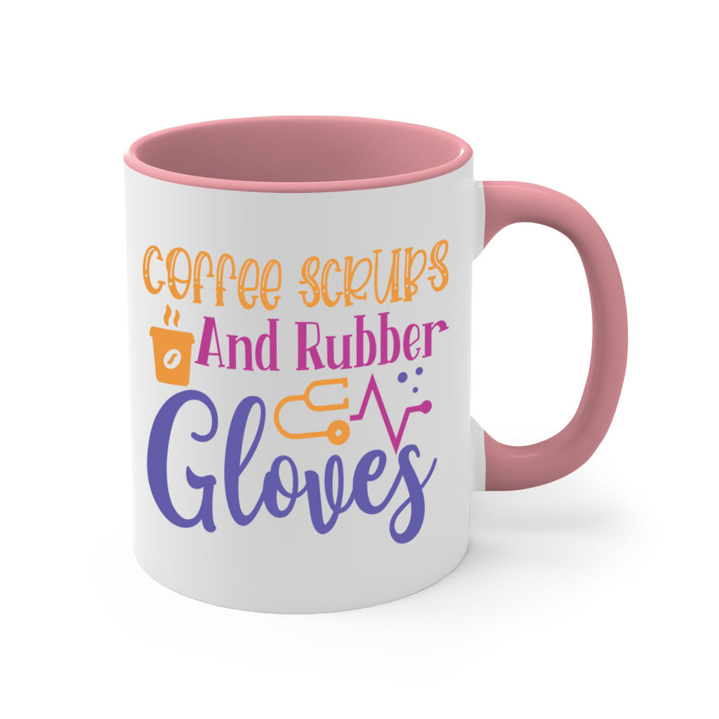 coffee scrubs and rubber gloves Style Style 211#- nurse-Mug / Coffee Cup