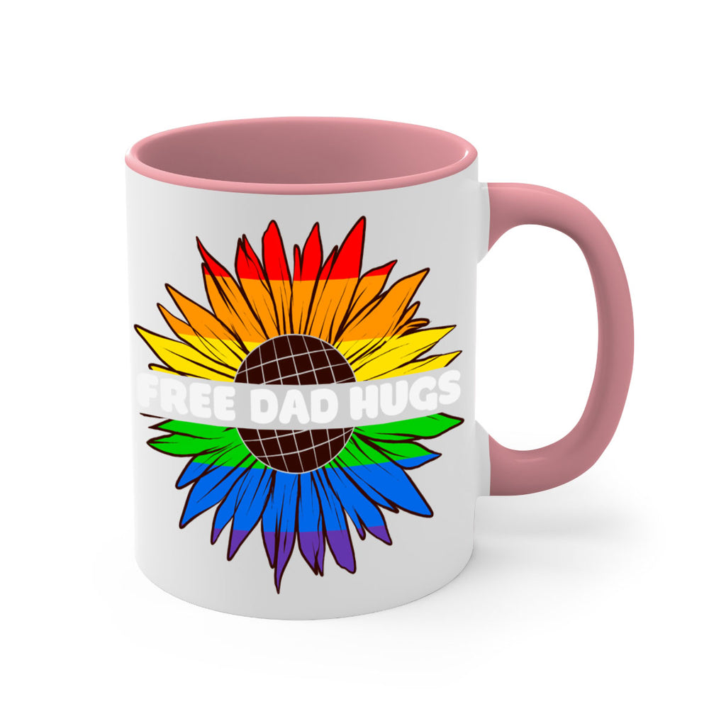free dad hugs pride lgbt lgbt 140#- lgbt-Mug / Coffee Cup
