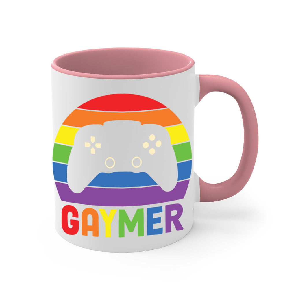 gaymer lgbt gamer rainbow flag lgbt 135#- lgbt-Mug / Coffee Cup
