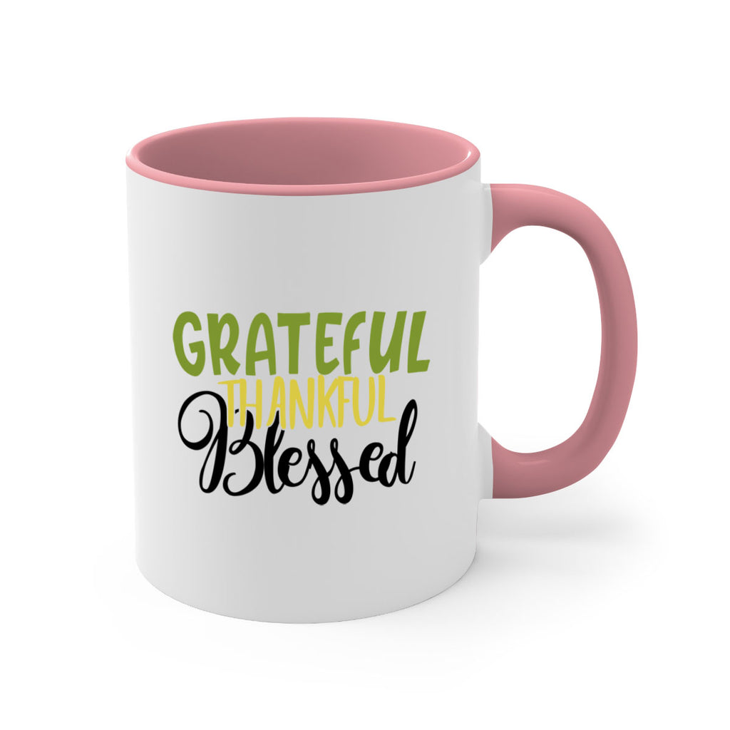 grateful thankful blessed 57#- thanksgiving-Mug / Coffee Cup
