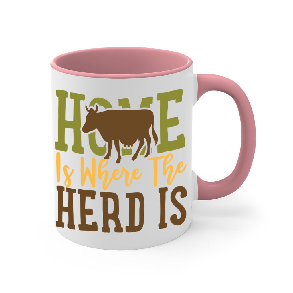 home is where the herd is 7#- Farm and garden-Mug / Coffee Cup