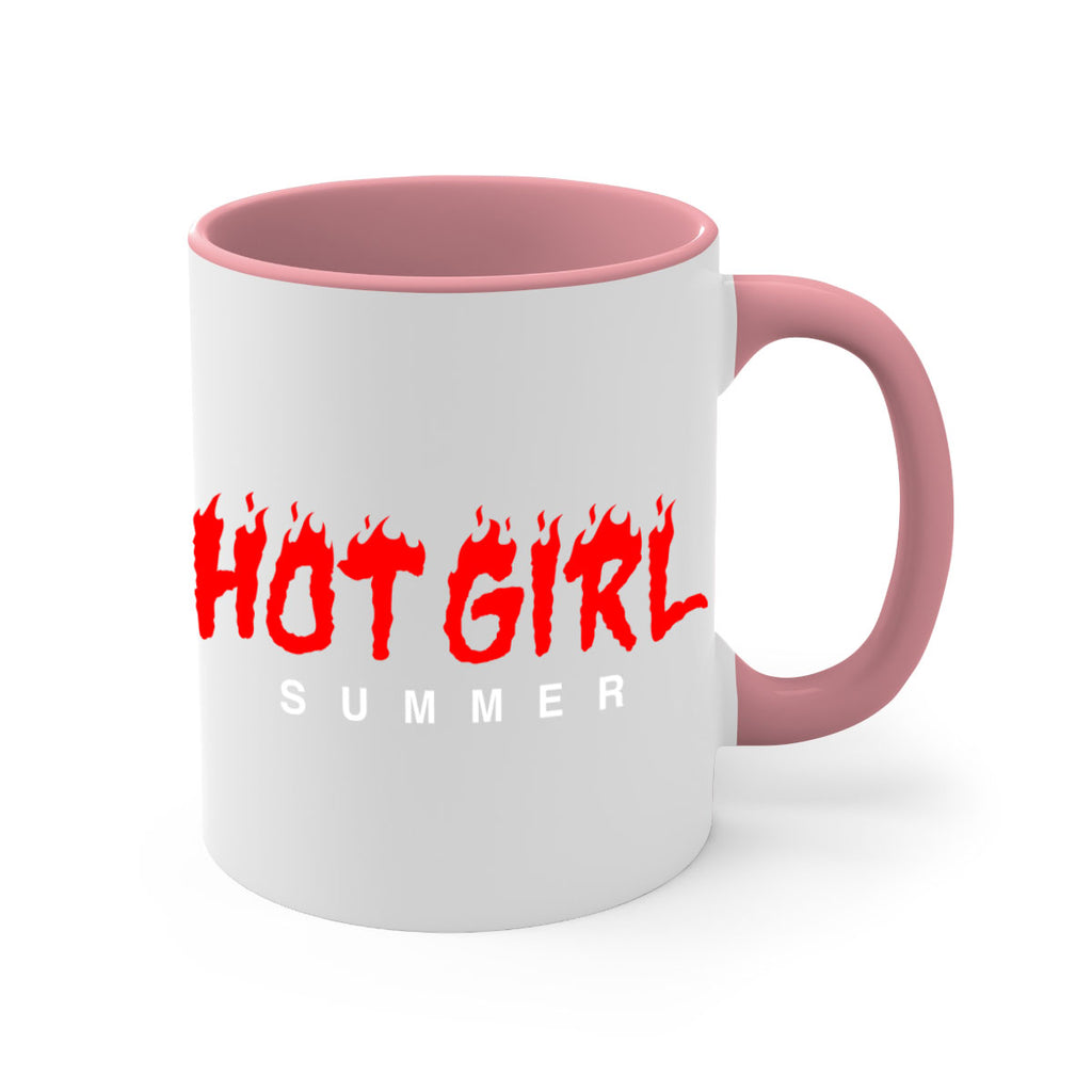 hot girl  summer fire 124#- black words - phrases-Mug / Coffee Cup