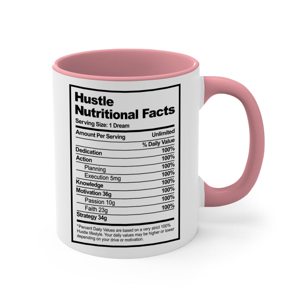 hustle nutritional facts 121#- black words - phrases-Mug / Coffee Cup