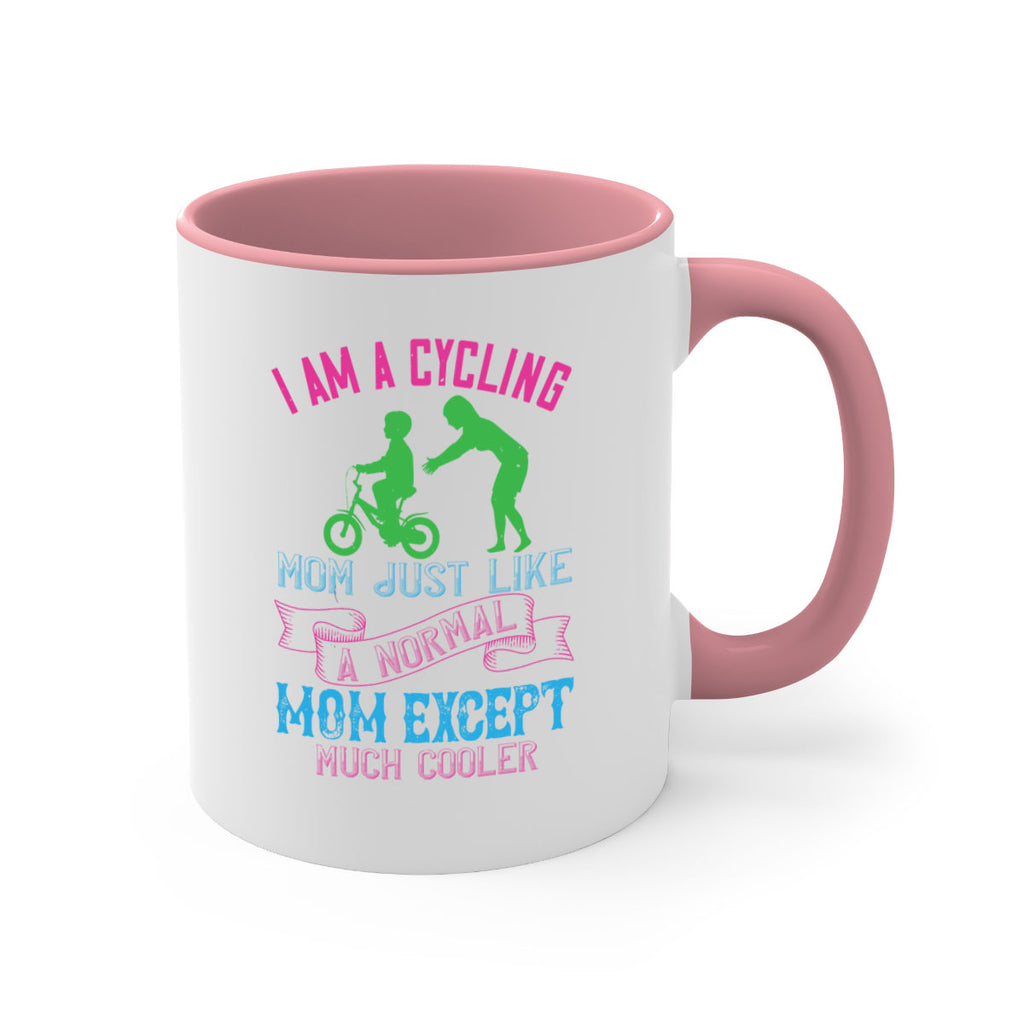 i am a cycling mom just like a normal 164#- mom-Mug / Coffee Cup