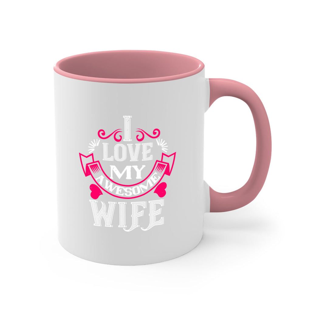i love my awesome wife 55#- valentines day-Mug / Coffee Cup