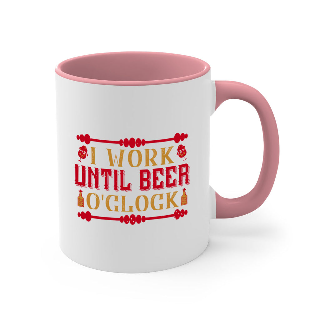 i work until beer oclock 41#- drinking-Mug / Coffee Cup