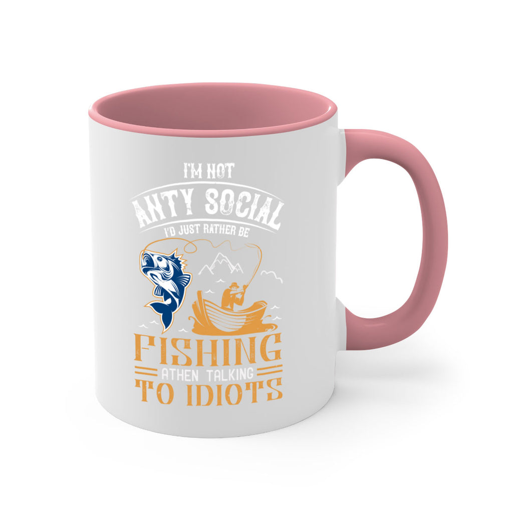 im not anty social 85#- fishing-Mug / Coffee Cup