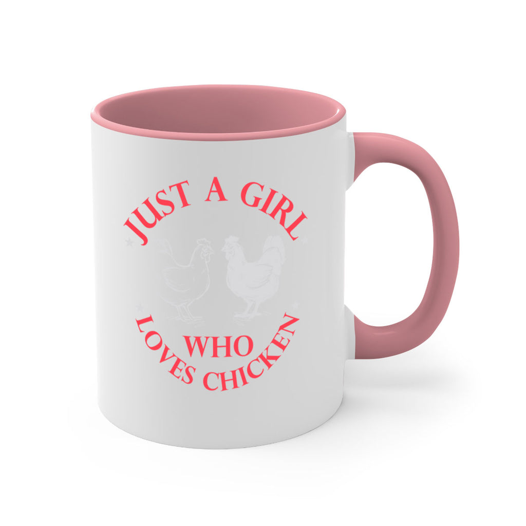 just a girl who loves chicken Style 3#- Chicken-Mug / Coffee Cup
