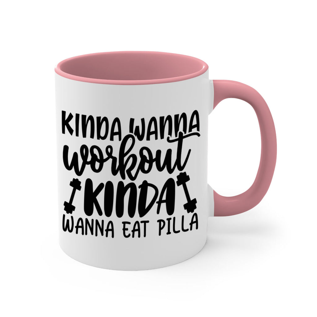 kinda wanna workout kinda wanna eat pilla 37#- gym-Mug / Coffee Cup
