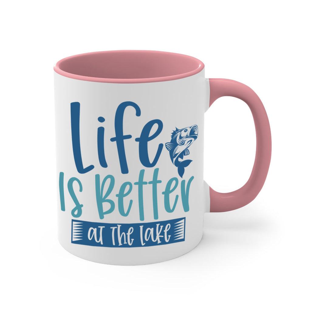 life is better at the lake 204#- fishing-Mug / Coffee Cup