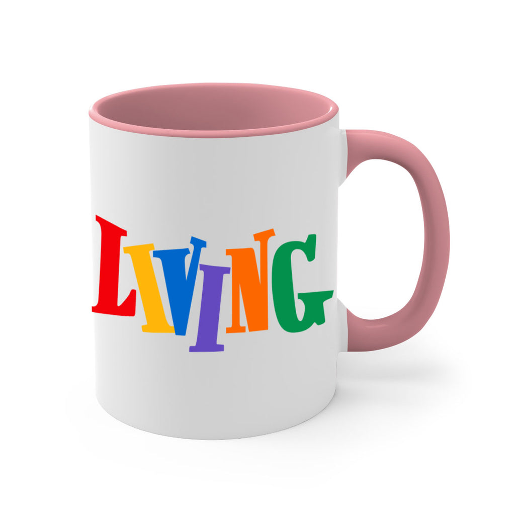 living  99#- black words - phrases-Mug / Coffee Cup