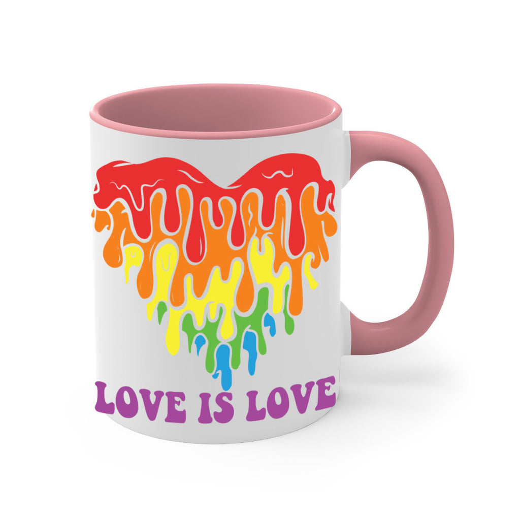 love is love rainbow ice lgbt 85#- lgbt-Mug / Coffee Cup