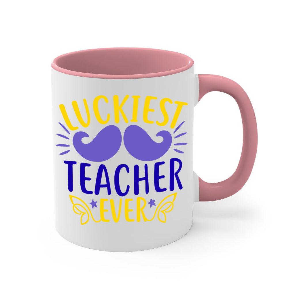 luckiest teacher ever 12#- mardi gras-Mug / Coffee Cup