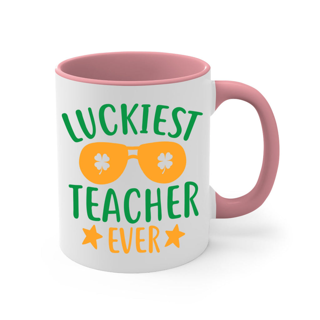 luckiest teacher ever 13#- mardi gras-Mug / Coffee Cup
