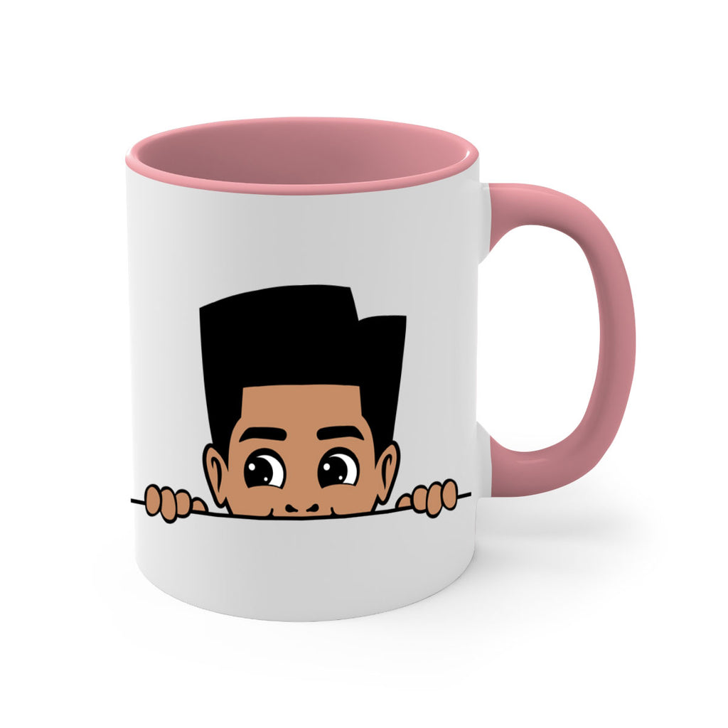 peekaboo boy 18#- Black men - Boys-Mug / Coffee Cup