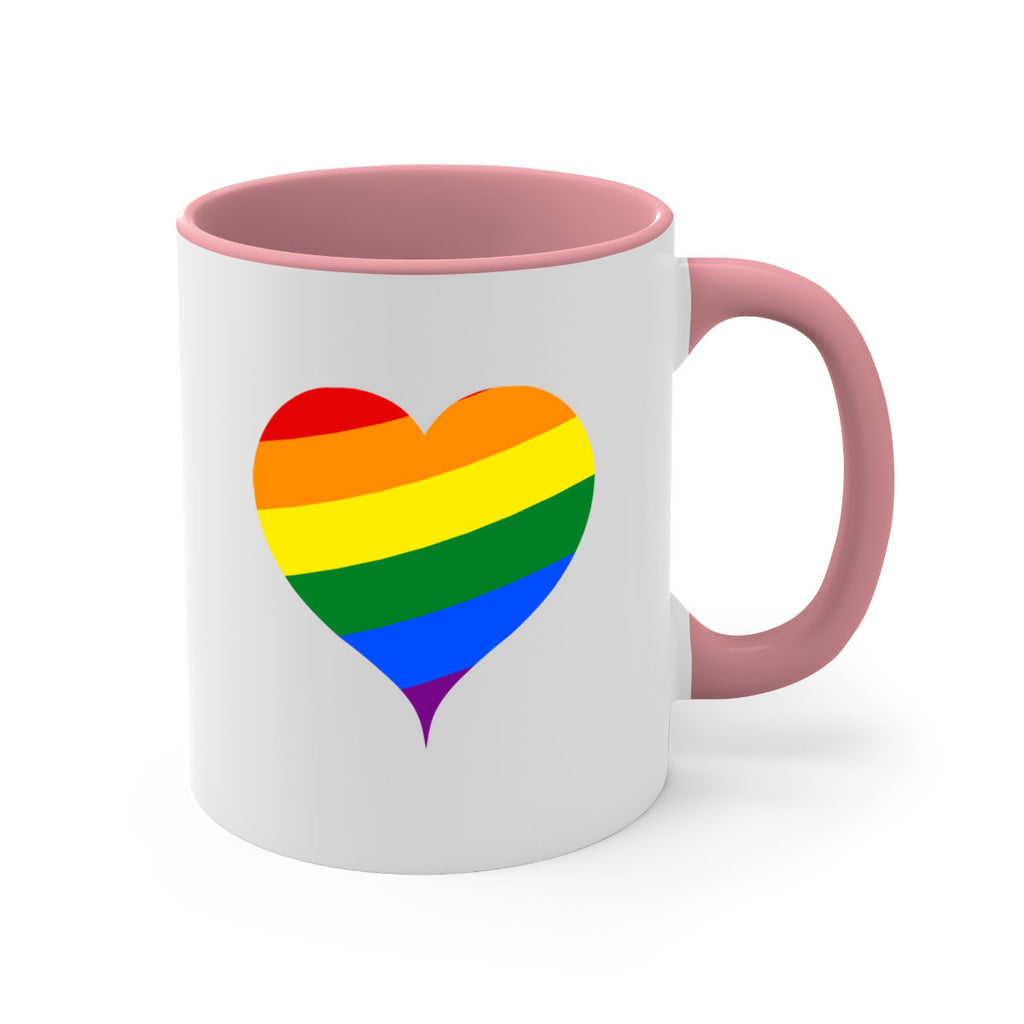 rainbow hear 8#- lgbt-Mug / Coffee Cup