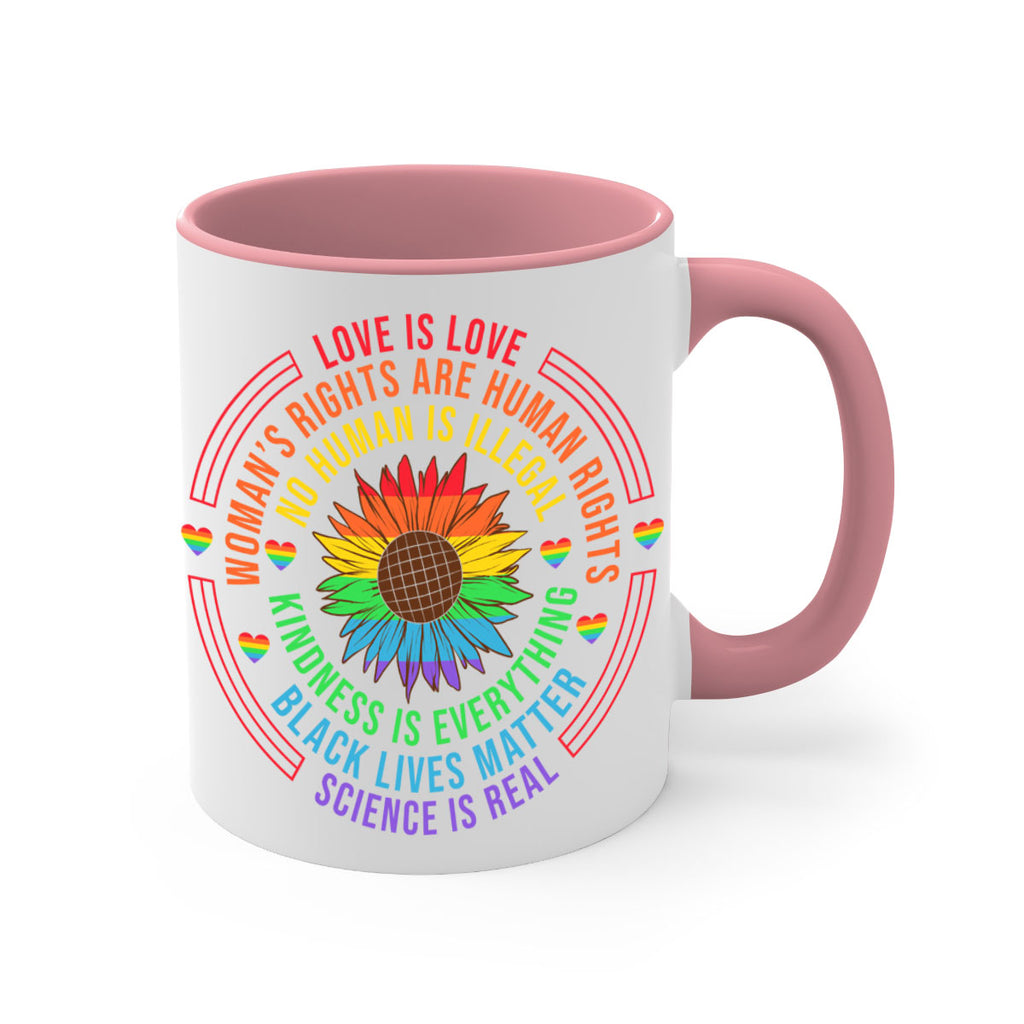 rainbow lgbt pride flower lgbt 27#- lgbt-Mug / Coffee Cup